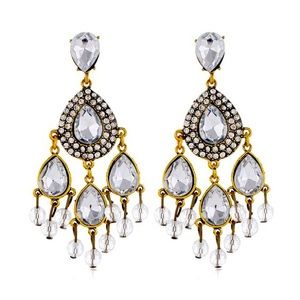 Drop Gemstone Earrings